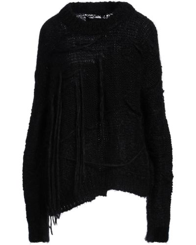 Isabel Benenato Sweater Mohair Wool, Wool, Polyamide - Black