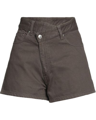 Grifoni Denim Shorts - Grey