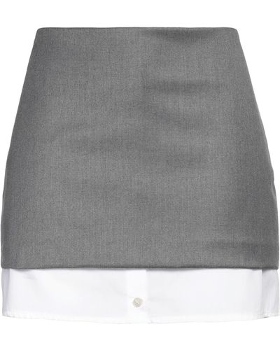 ViCOLO Mini Skirt Polyester, Viscose, Elastane - Grey