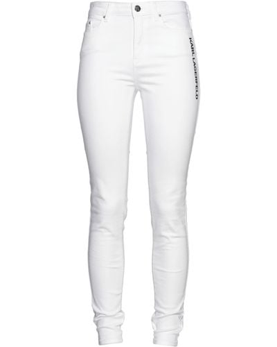 Karl Lagerfeld Pantaloni Jeans - Bianco