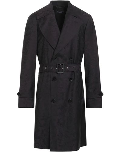Dolce & Gabbana Overcoat & Trench Coat - Black