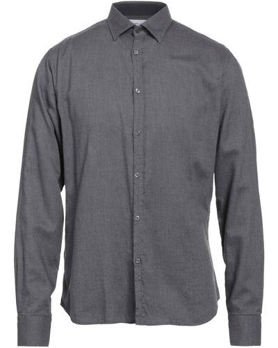 Aglini Lead Shirt Cotton - Gray
