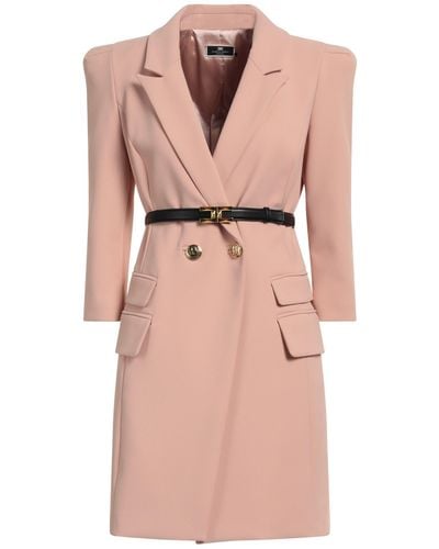 Elisabetta Franchi Blush Mini Dress Polyester, Elastane - Pink