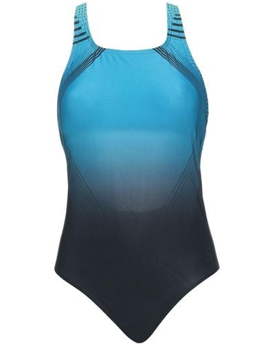 Speedo Support Banded One Piece - Teal/Green