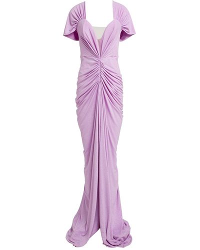 Rhea Costa Maxi Dress - Purple