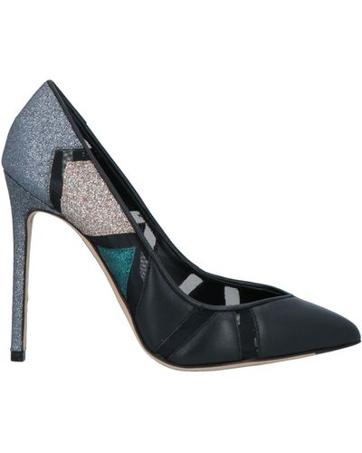 Grey Mer Pumps - Blue