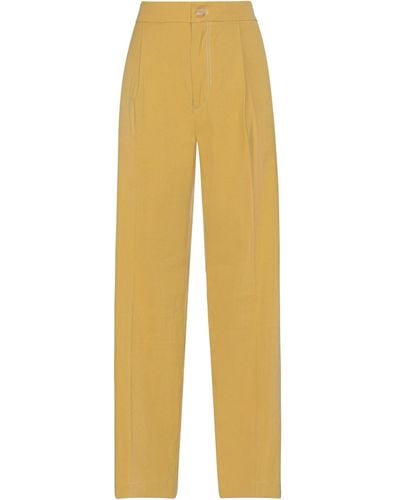 Erika Cavallini Semi Couture Trousers - Yellow