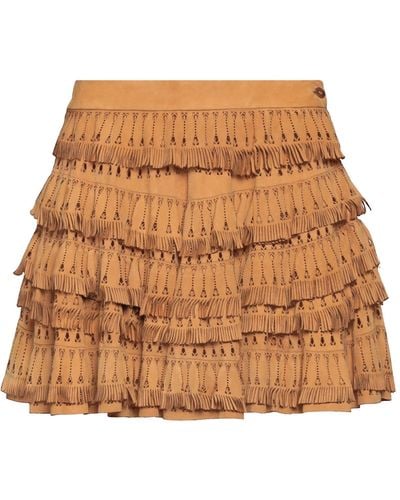 Ermanno Scervino Mini Skirt - Brown