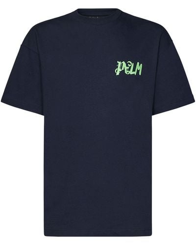 Palm Angels T-shirts - Blau