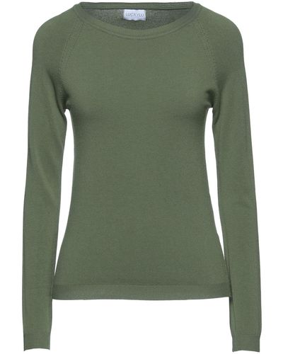 LUCKYLU  Milano Sweater - Green
