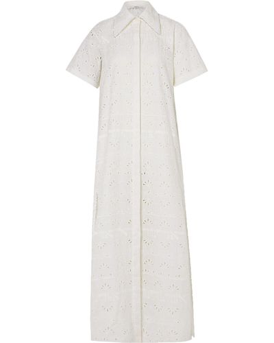 Area Maxi Dress - White