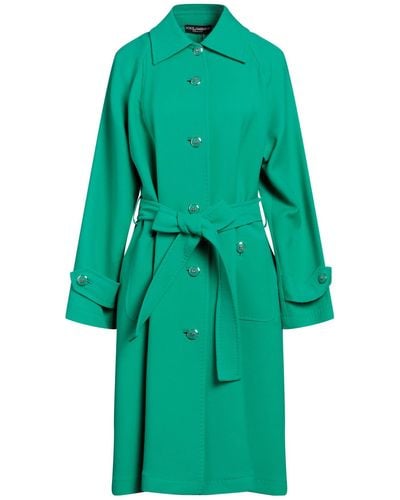 Dolce & Gabbana Overcoat & Trench Coat - Green