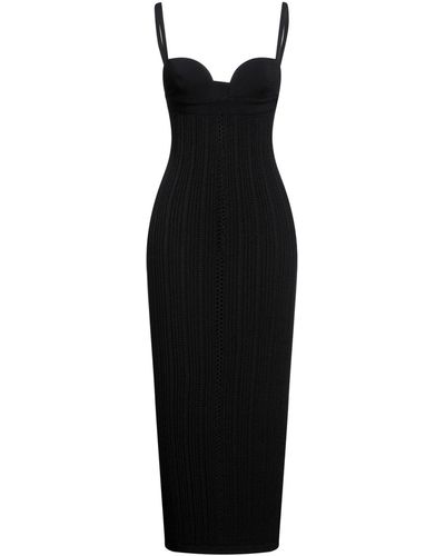 N°21 Midi-Kleid - Schwarz