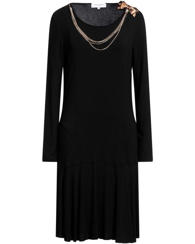 Anna Rachele Mini Dress - Black