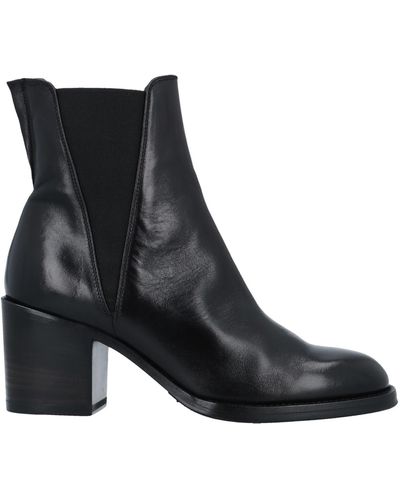 Pantanetti Ankle Boots Soft Leather - Black