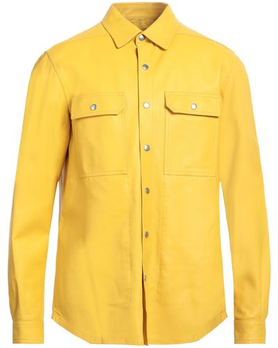 Rick Owens Camisa - Amarillo