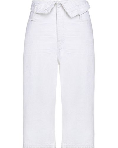 Alexander Wang Cropped Jeans - Bianco