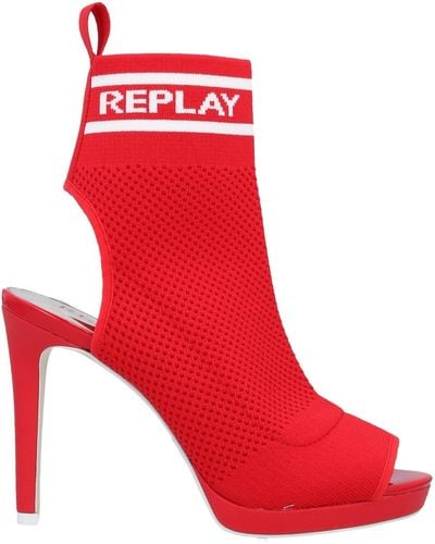 Replay Ankle Boots - Red