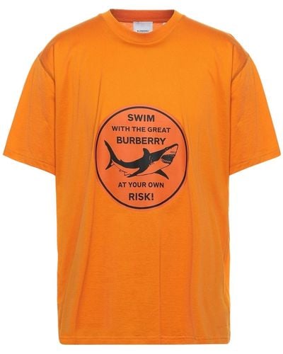 Burberry Camiseta - Naranja