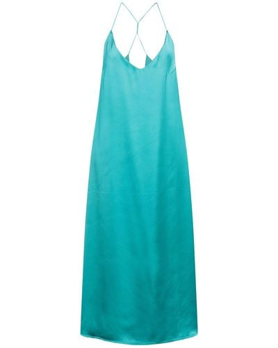 THE NINA STUDIO Midi Dress Polyester - Blue