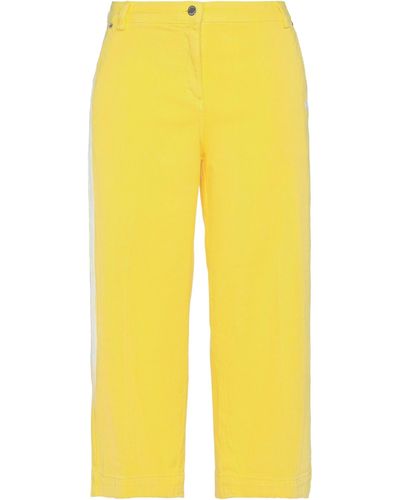 Saucony Cropped Trousers - Yellow