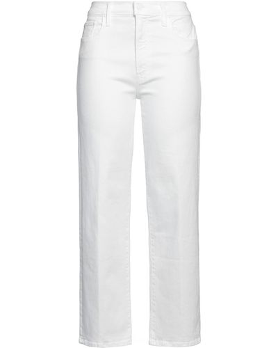 Mother Pantaloni Jeans - Bianco