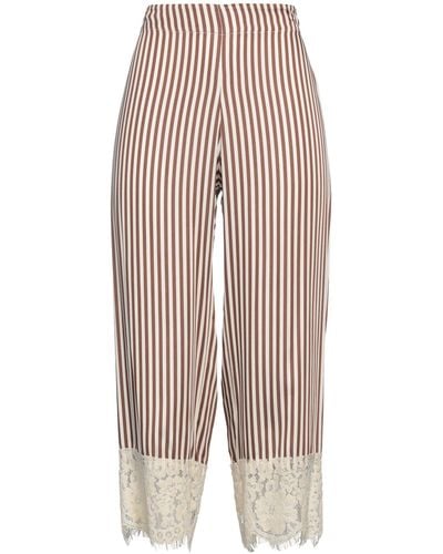 DV ROMA Cropped Trousers - Brown