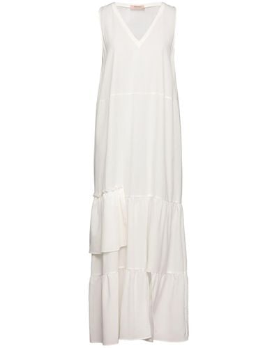 Twin Set Maxi Dress - White