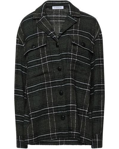 Manuel Ritz Dark Shirt Wool, Cotton, Polyester, Polyamide, Acrylic - Black