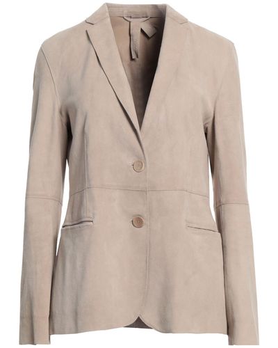 The Jackie Leathers Blazer - Natural