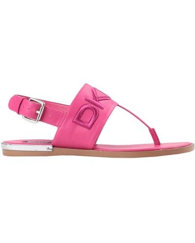 DKNY Toe Post Sandals - Pink