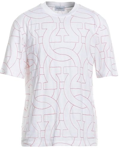 Ferragamo T-shirts - Weiß