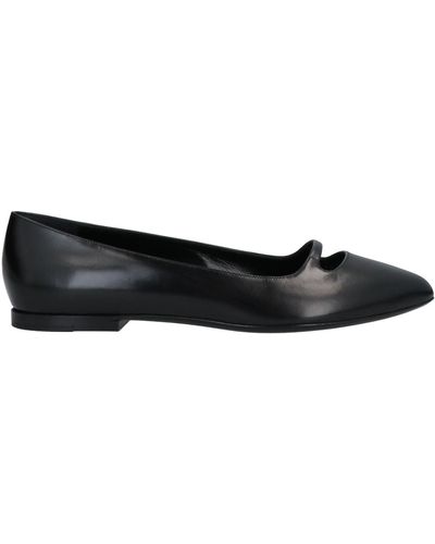 Longchamp Ballet Flats - Black