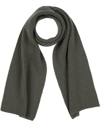 Closed Military Scarf Wool - Gray