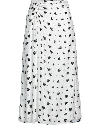 Armani Exchange Maxi Skirt - White