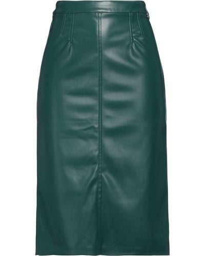 Souvenir Clubbing Dark Midi Skirt Polyester, Polyurethane - Green