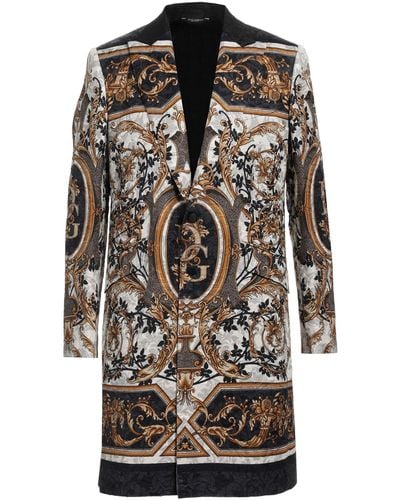 Dolce & Gabbana Overcoat & Trench Coat - Multicolor
