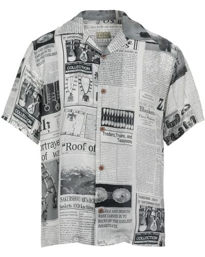 Kapital Shirt Cupro, Silk - Gray