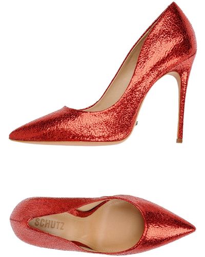 SCHUTZ SHOES Court Shoes - Red