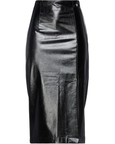 Twin Set Midi Skirt - Black