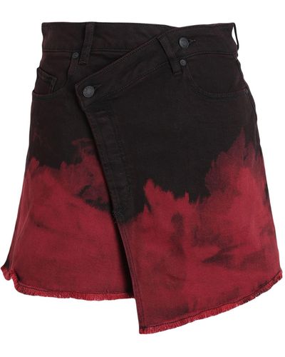 HUGO Denim Skirt - Red