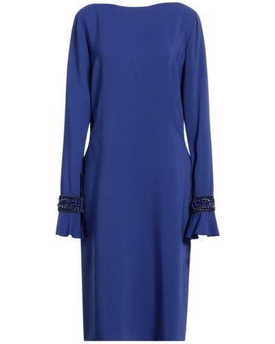 Alberta Ferretti Midi Dress - Blue