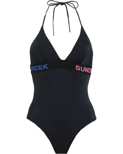 Sundek One-piece Swimsuit - Blue