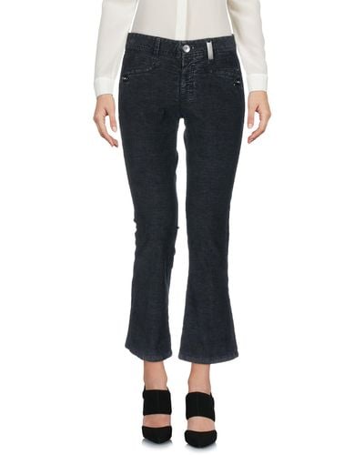 High Cropped Pants - Blue