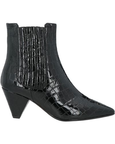 Anna F. Ankle Boots Leather - Black