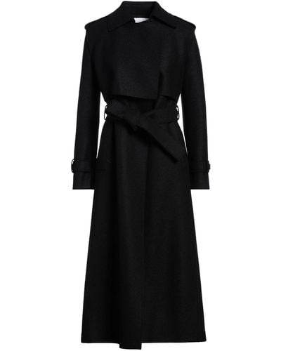 Harris Wharf London Midnight Coat Virgin Wool - Black