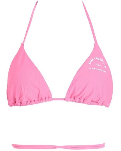 Karl Lagerfeld Bikini Top - Pink