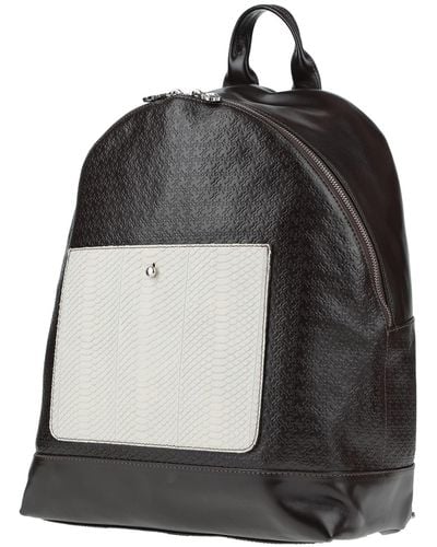 Billionaire Dark Backpack Soft Leather - Black