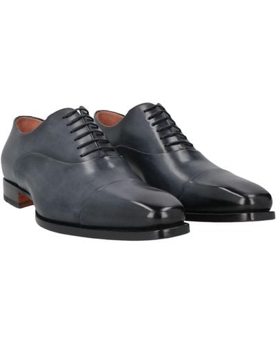 Santoni Stringate - Nero