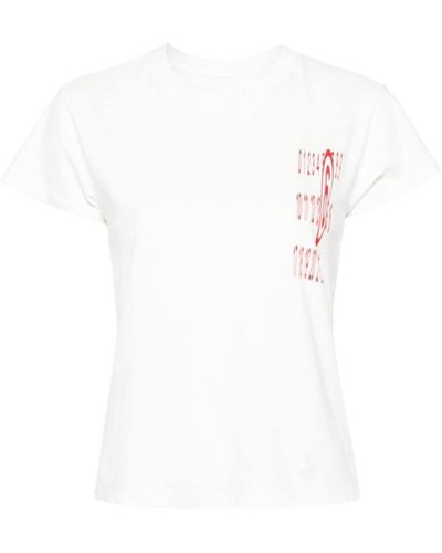 MM6 by Maison Martin Margiela T-shirts - Weiß
